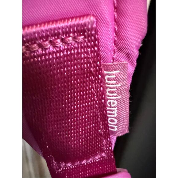 Lululemon Women's Bright Pink Green Pouch Everywhere Backpack - Picture 8 of 14